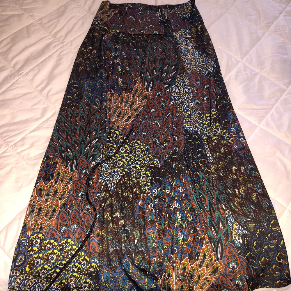 Multicolor Patterned Women's Skirt